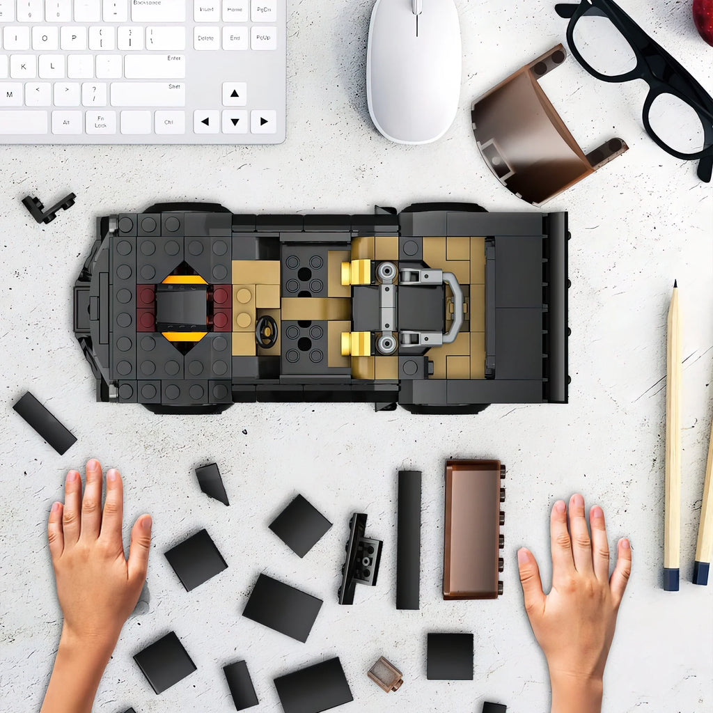 Black Car Building Block Set I556312
