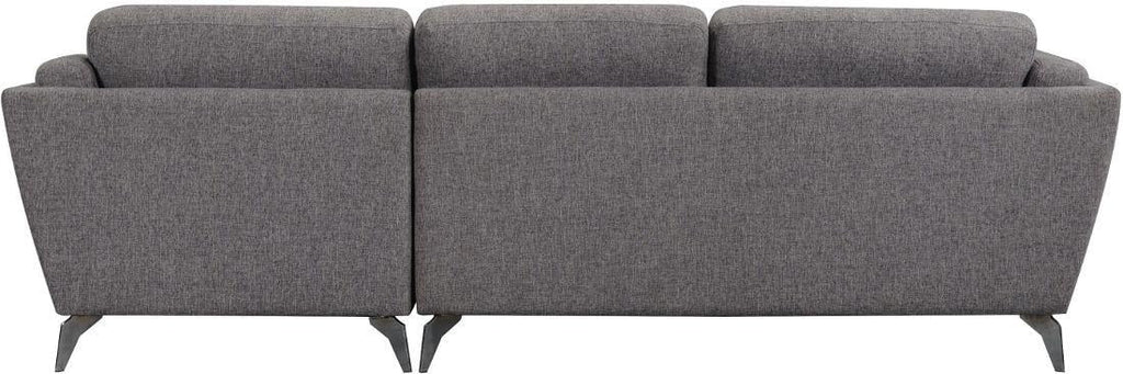 Gray Fabric Sectional Sofa Y775