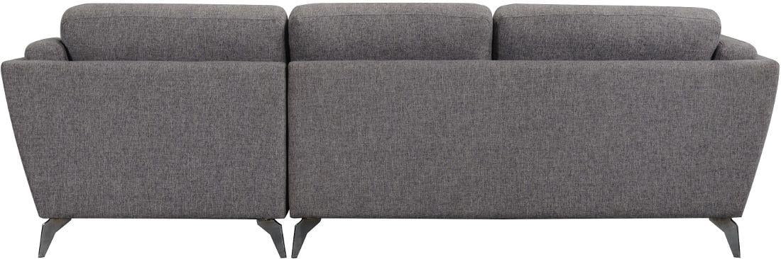 Gray Fabric Sectional Sofa Y775