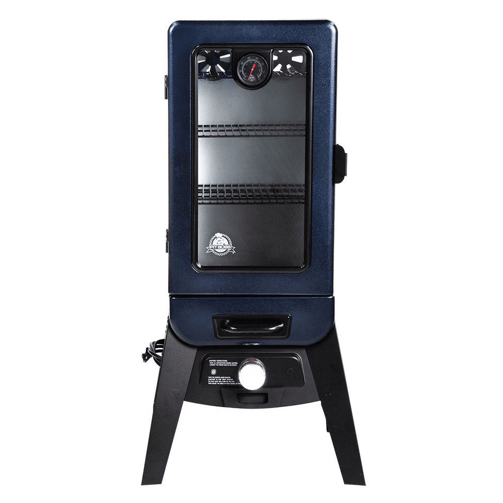 Blue Hammertone Vertical Smoker S630536