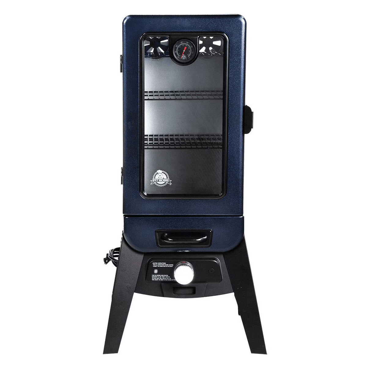 Blue Hammertone Vertical Smoker S630536