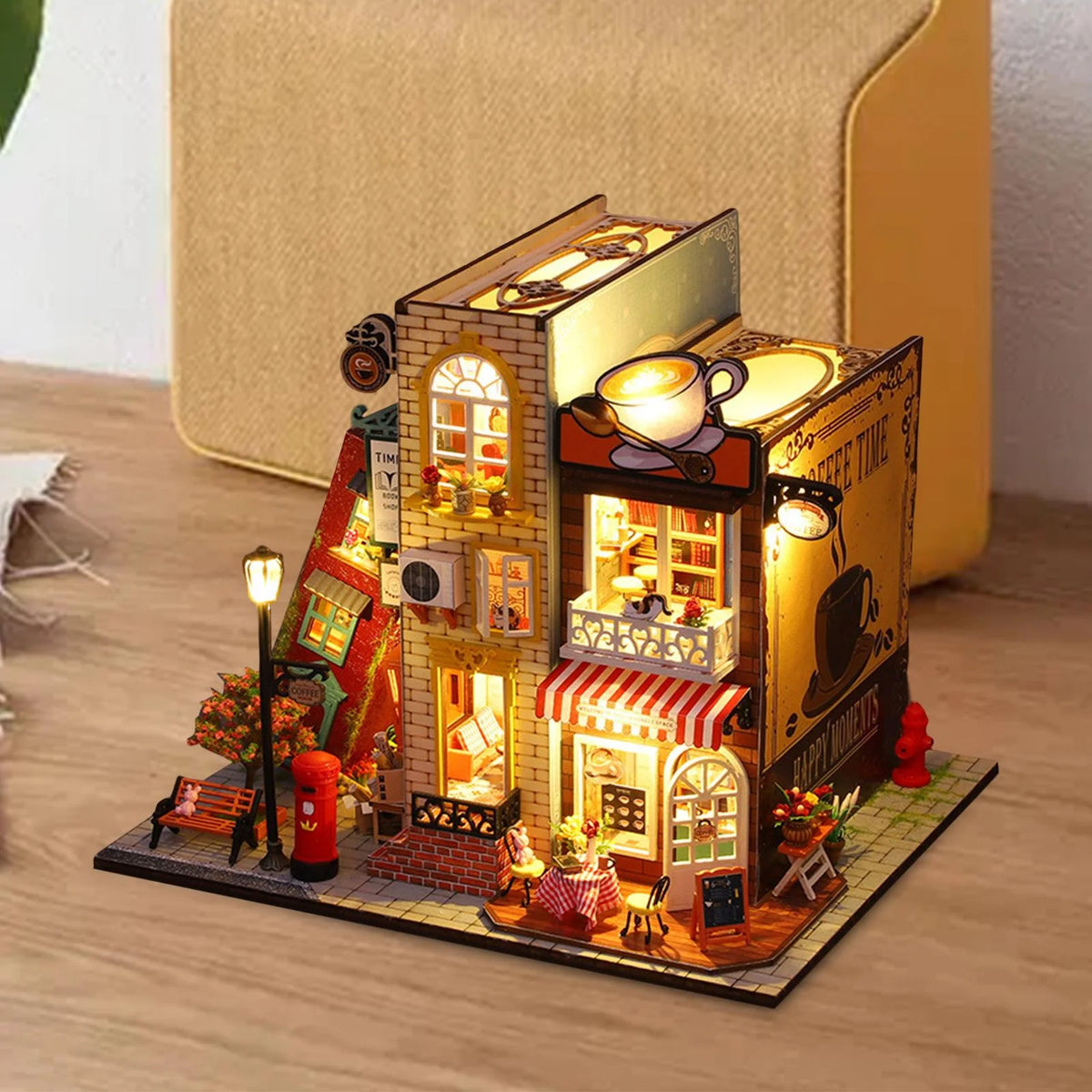 Miniature Dollhouse DIY with Dustproof Cover J201306