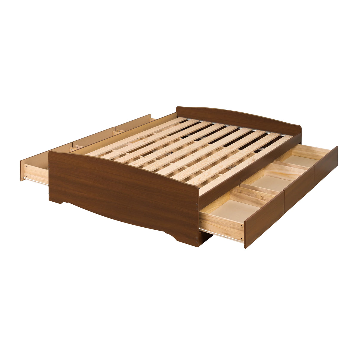 Cherry Queen Platform Storage Bed T8712