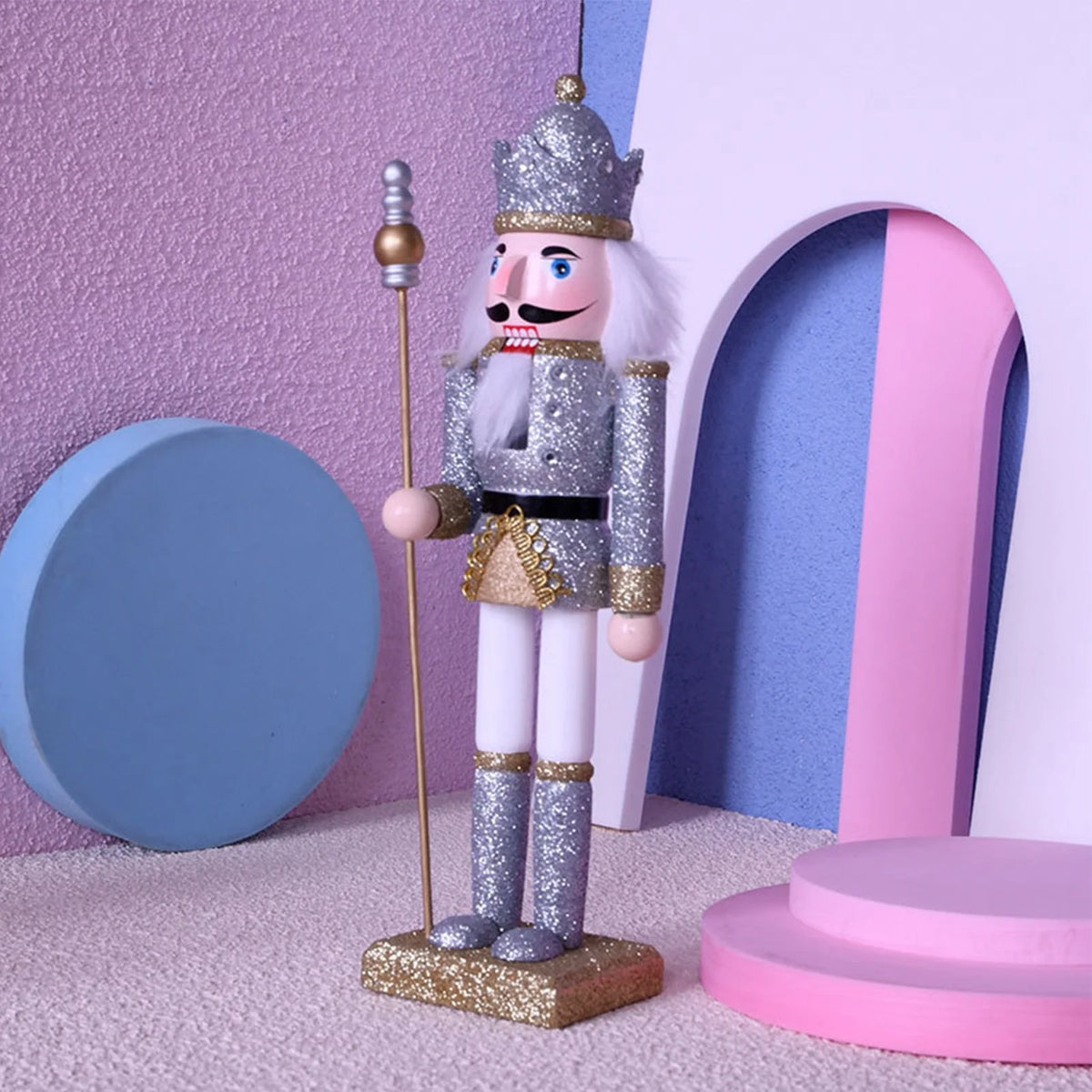 Wood Miniature Nutcracker Doll Desktop Ornaments S100810