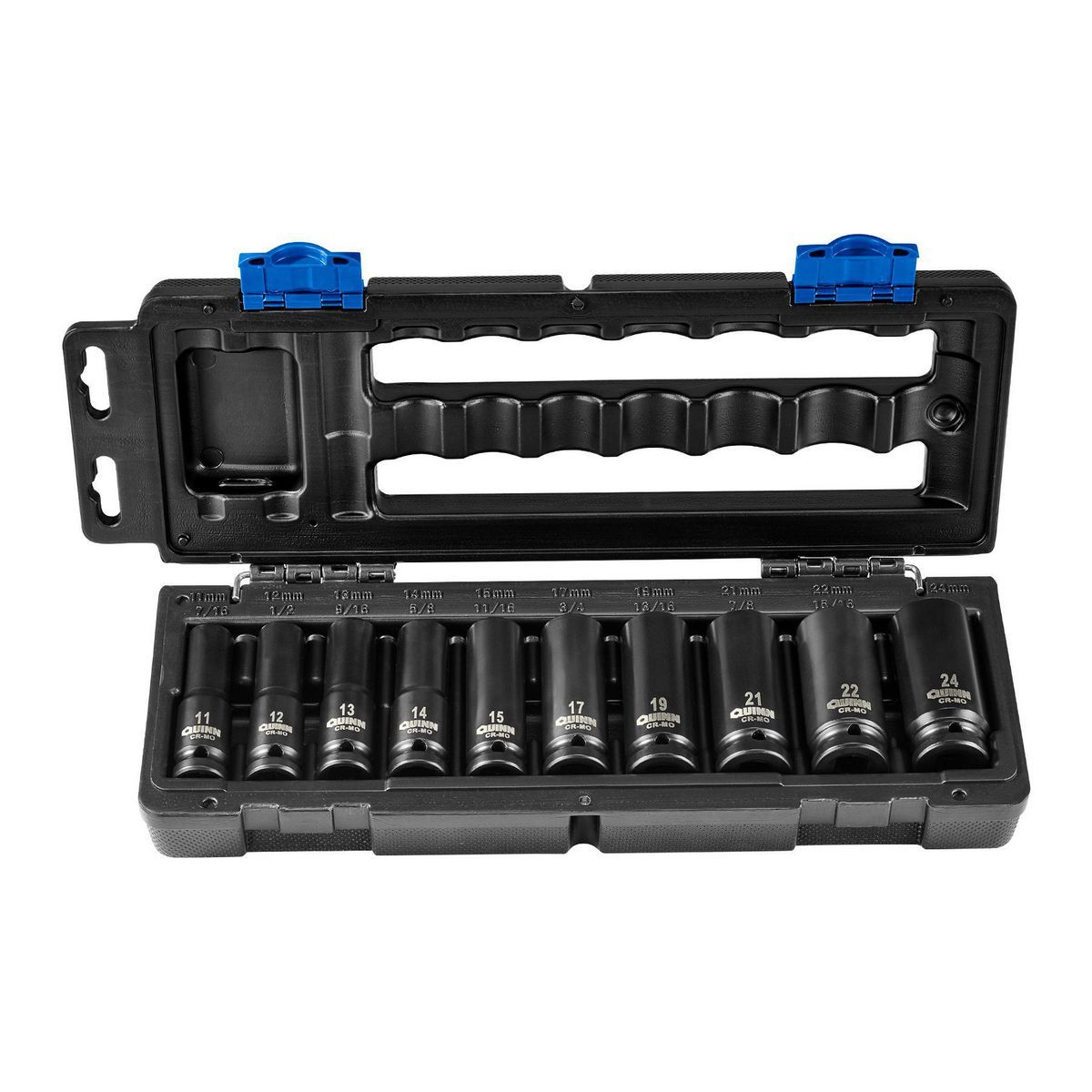 1/2 in. Drive Metric Impact Deep Socket Set, 10-Piece E361050