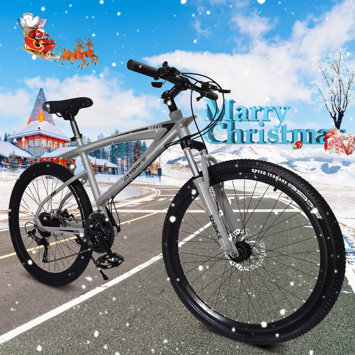 26-Inch Wheels 21-Speed Aluminum Alloy Frame Mountain Bike G462