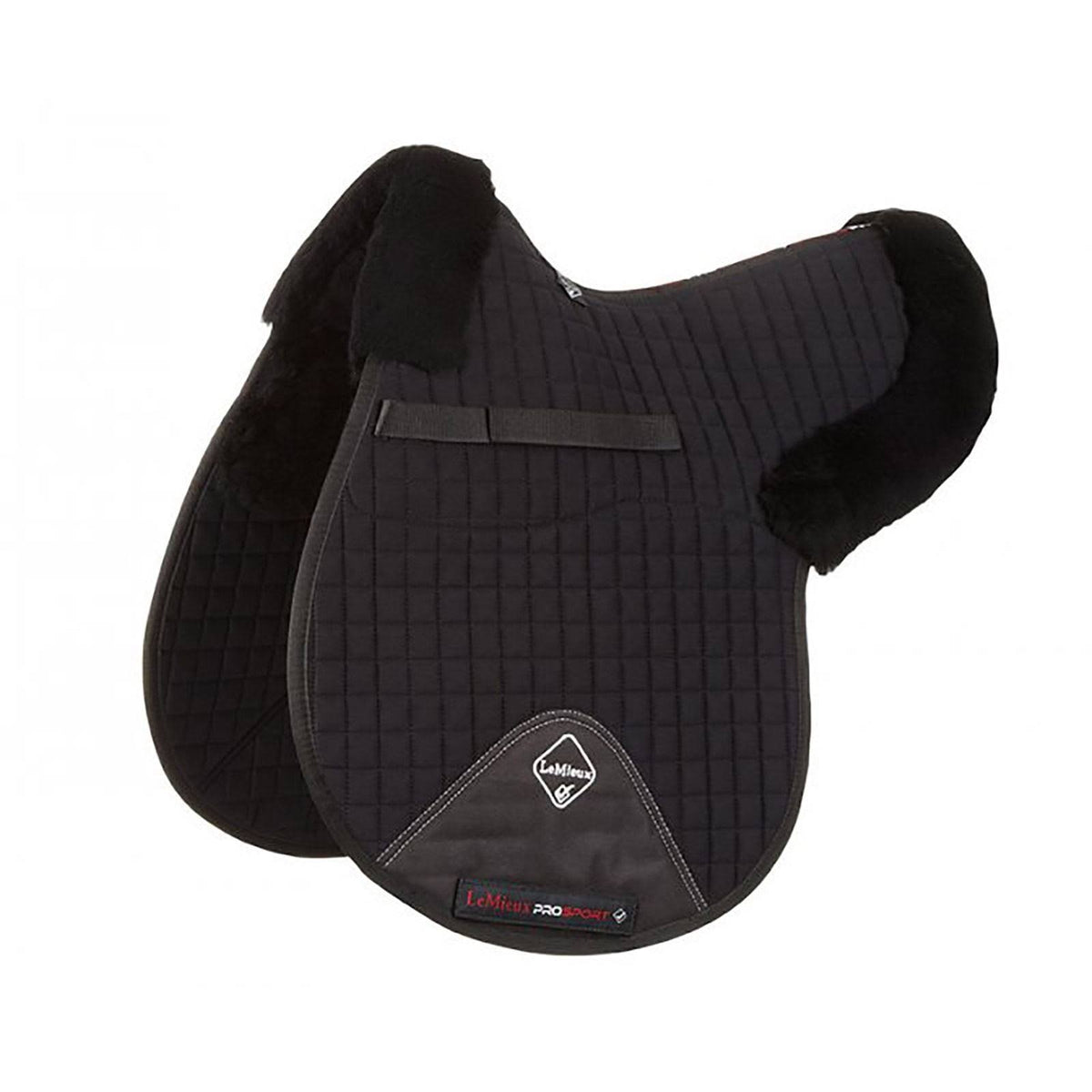 Black Half Lined Lambskin Jumping Numnah J22664