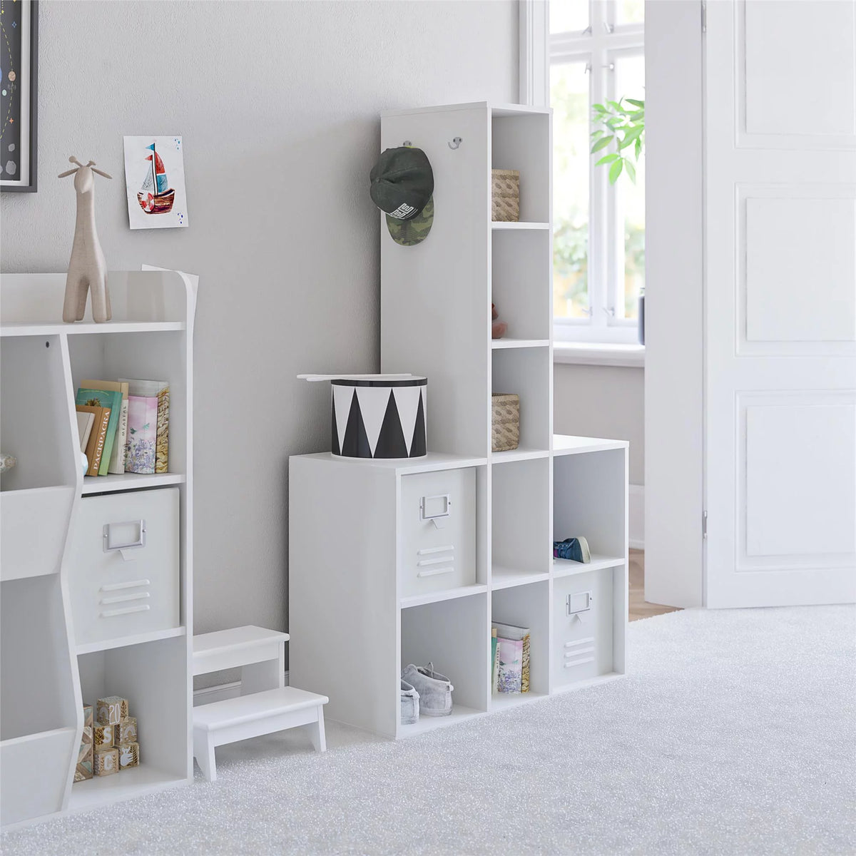 White 9 Cube Storage K14578