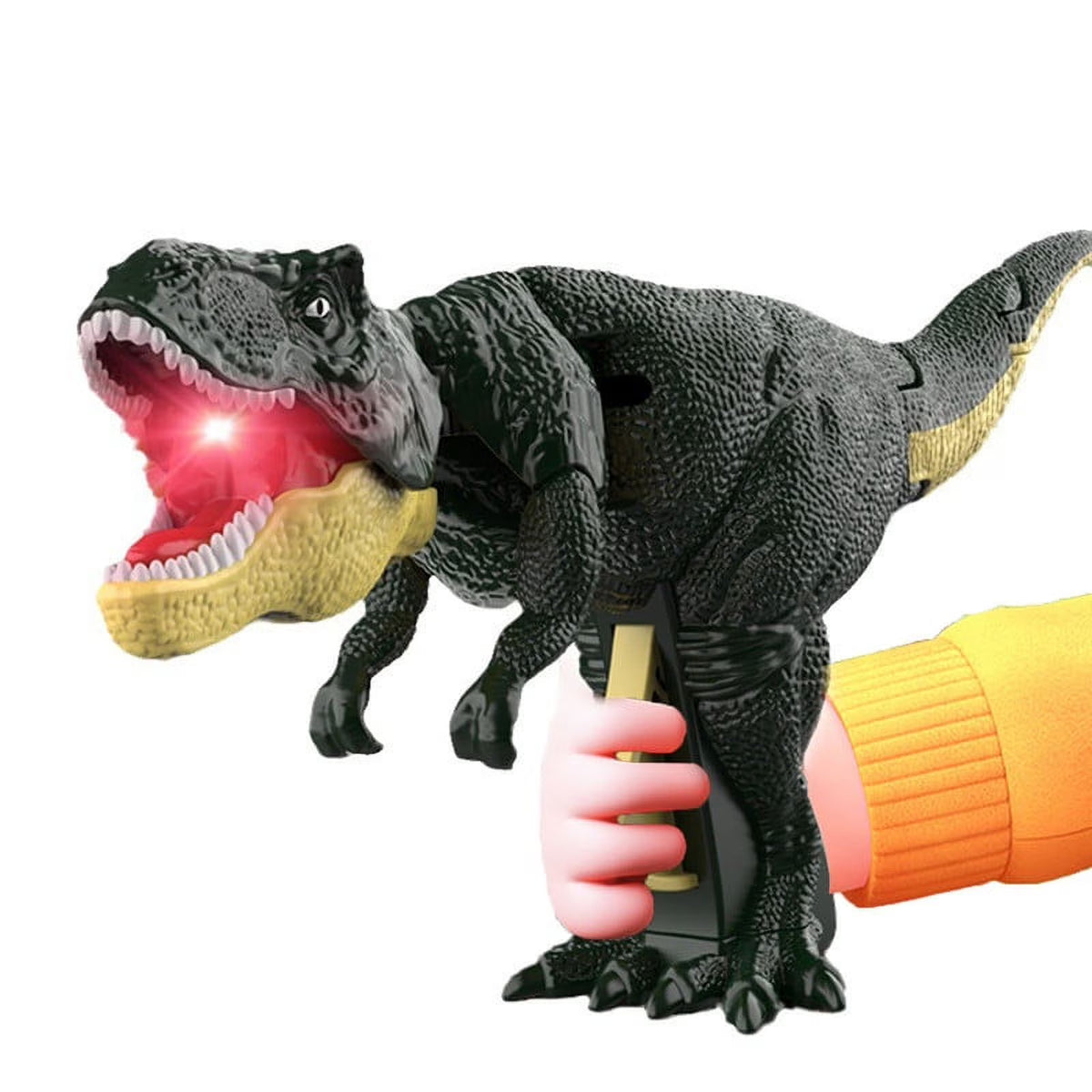Dinosaur Toy with Sound Lights Biting Action Interactive Swinging F872