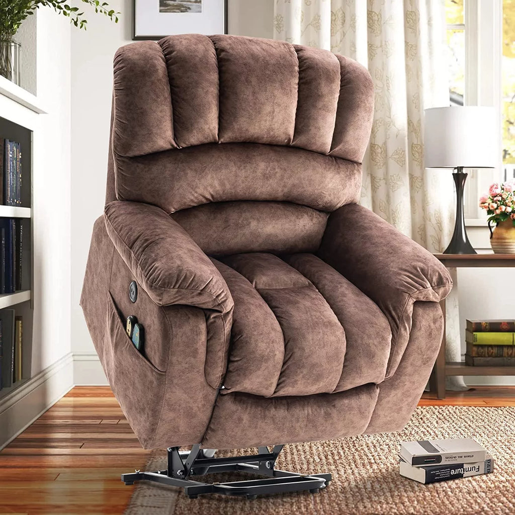 Large Power Lift Recliner with Massage and Heat T328916