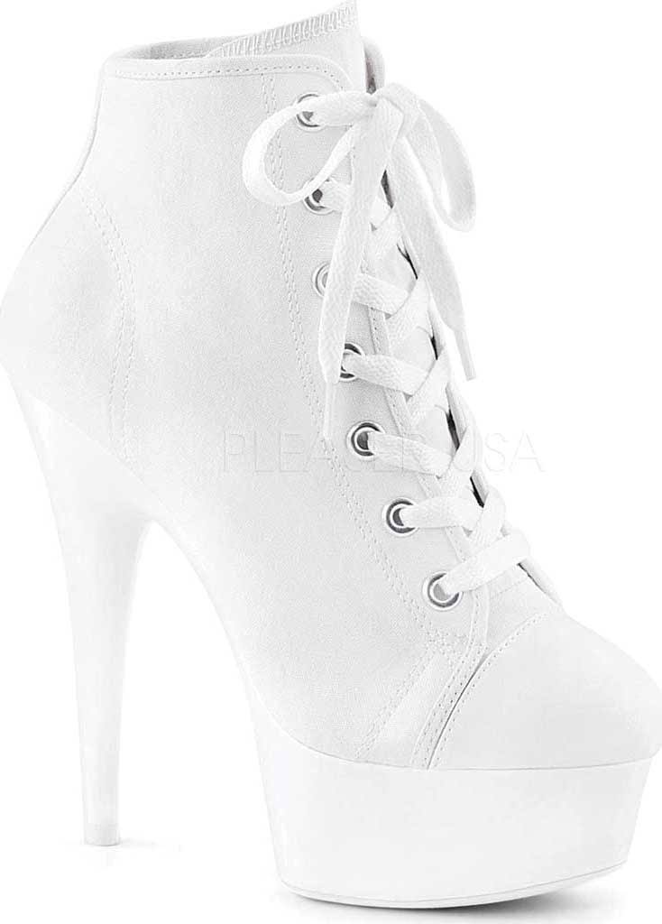 White Canvas Neon White Shoes I44858