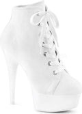 White Canvas Neon White Shoes I44858
