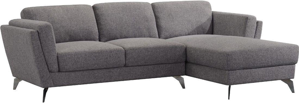 Gray Fabric Sectional Sofa Y775