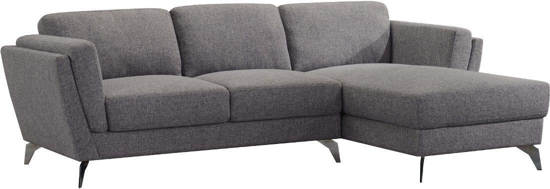 Gray Fabric Sectional Sofa Y775