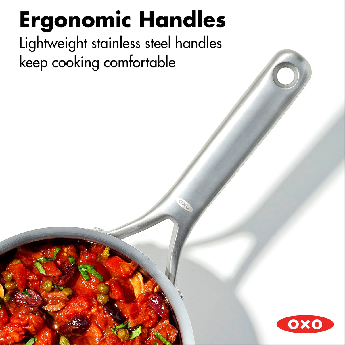 Stainless Steel 1.5Qt Chef's Pan with Lid Q877