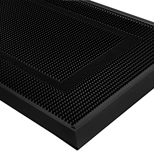 Black Heavy Duty Rubber Doormat M138078