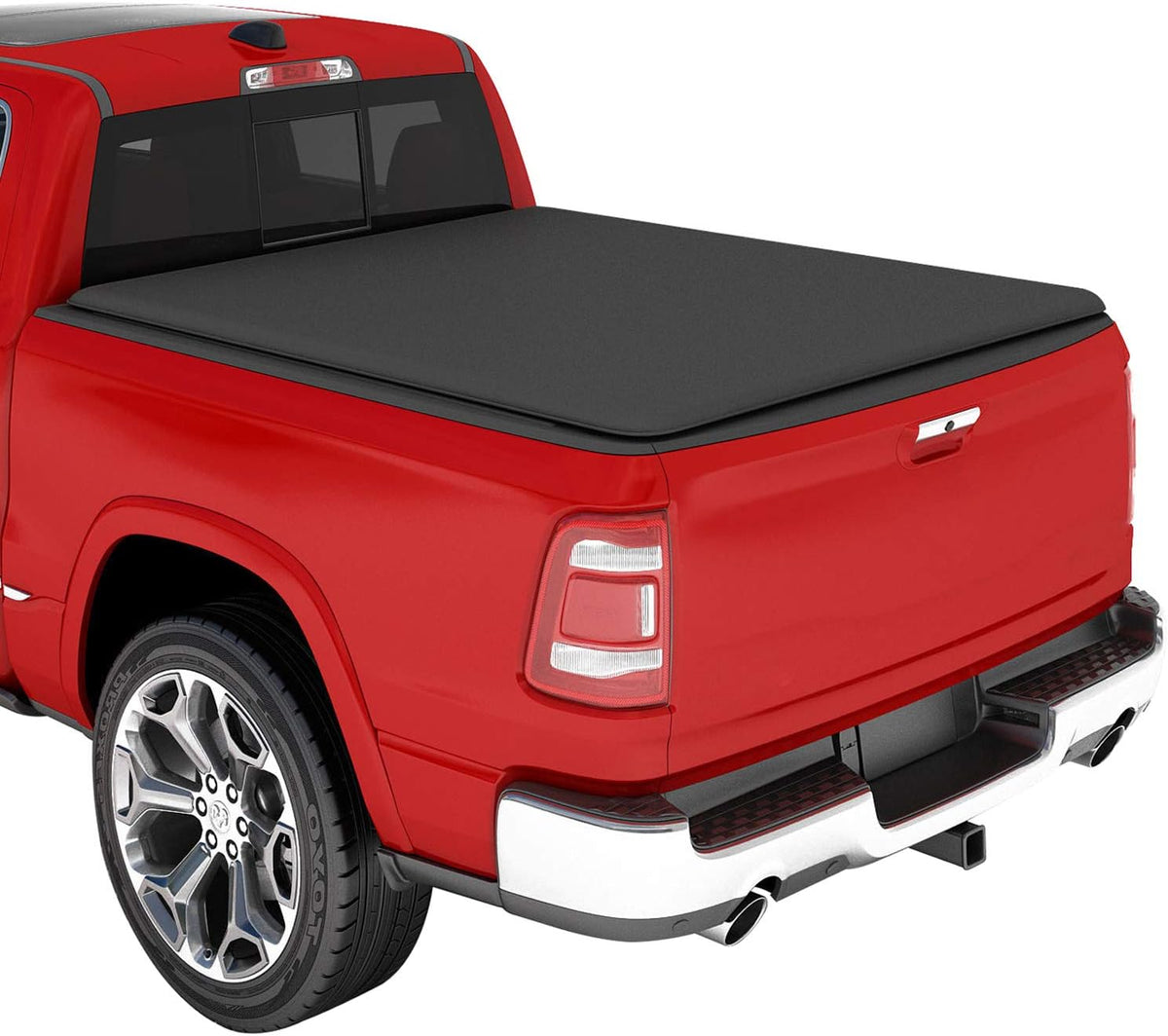 Soft Roll Up Truck Bed Tonneau Cover for Dodge Ram 1500 5'7'' Bed X9382