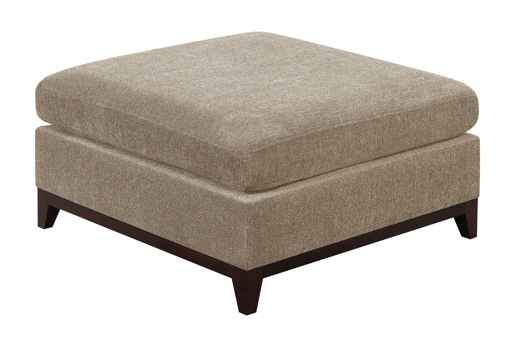 Chenille Camel U-Sectional Sofa Set 6pcs D316252