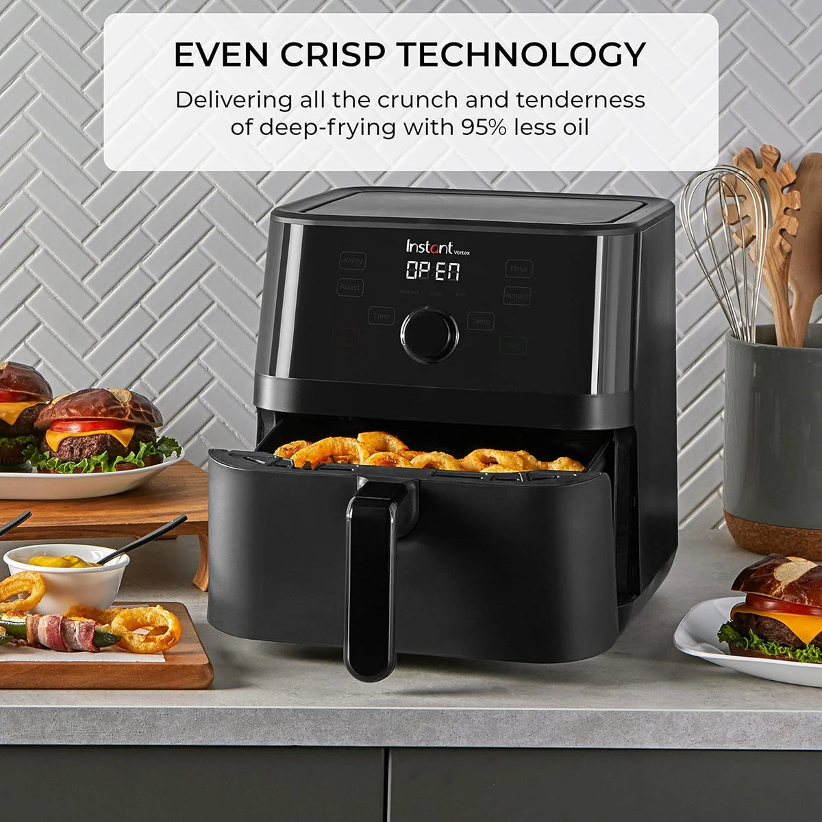 6-Quart Black Air Fryer Oven C20976
