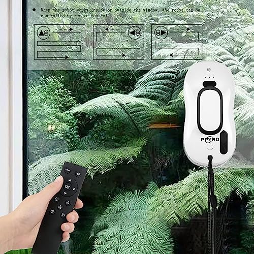 Window Cleaning Robot Vacuum with Ultrasonic Water Spray and Remote Control Z7837