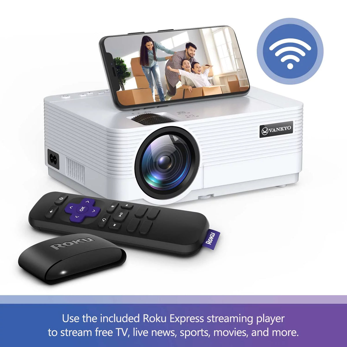 HD Mini Projector with Streaming Player X870