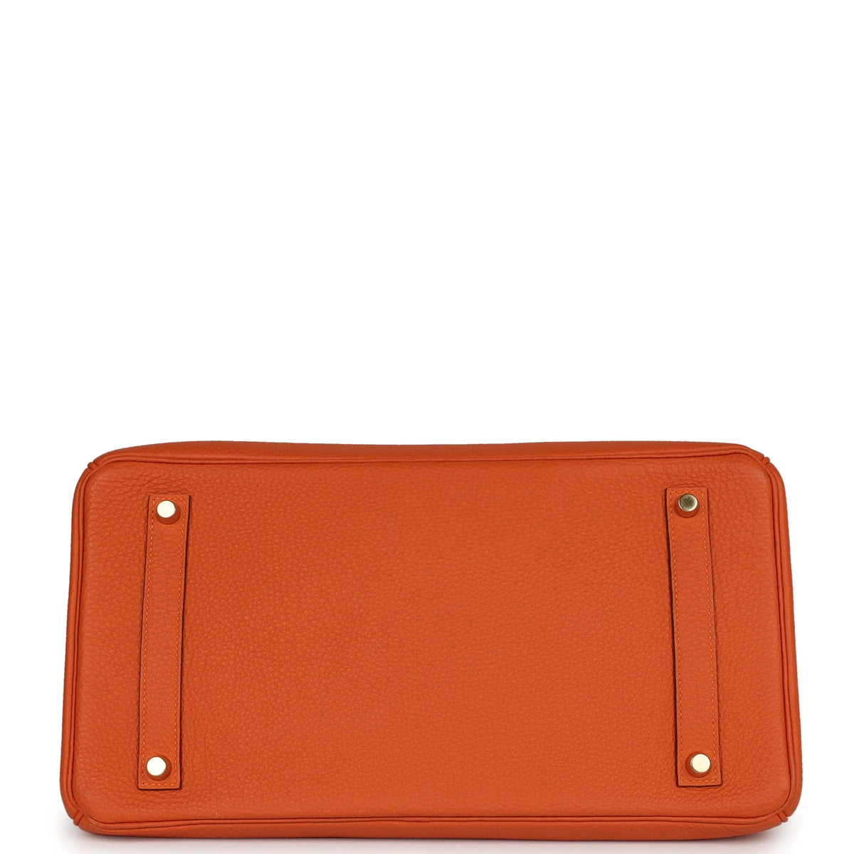 Pre-owned Orange Clemence Leather Handbag R452671