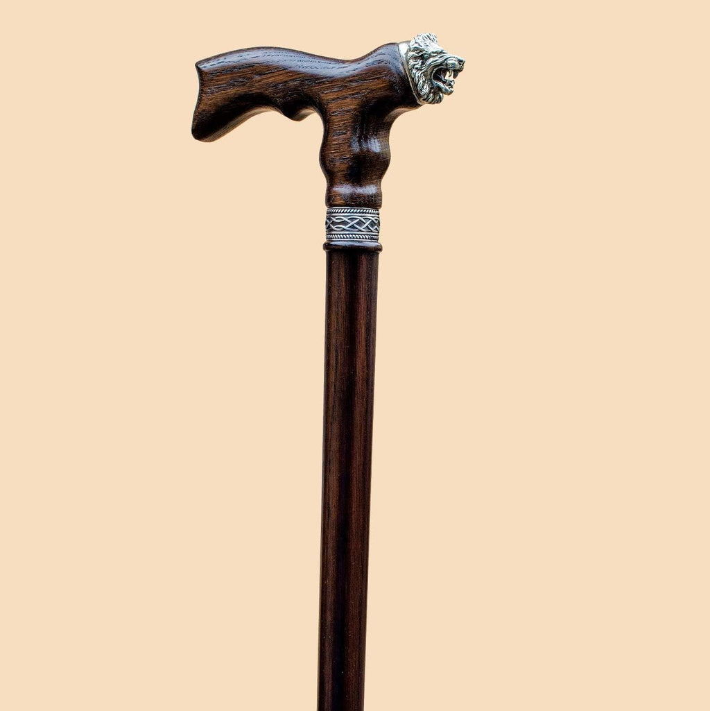 Carved Wood Walking Cane I14895