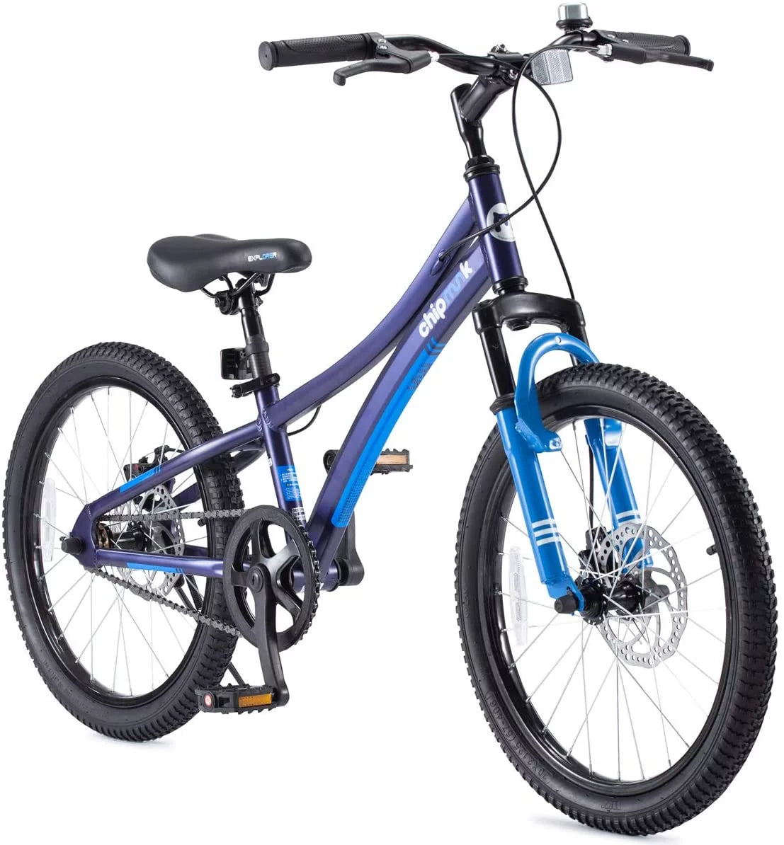 20 In. Children's Bicycle, Black and Blue B56341