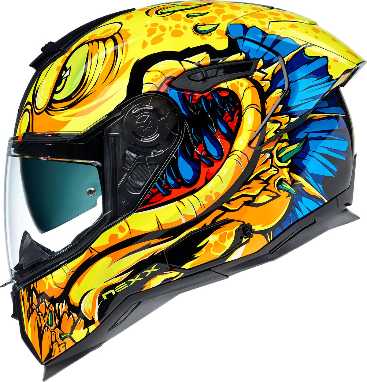 Helmet SX.100R Abisal Yellow / Blue - Size M D63431