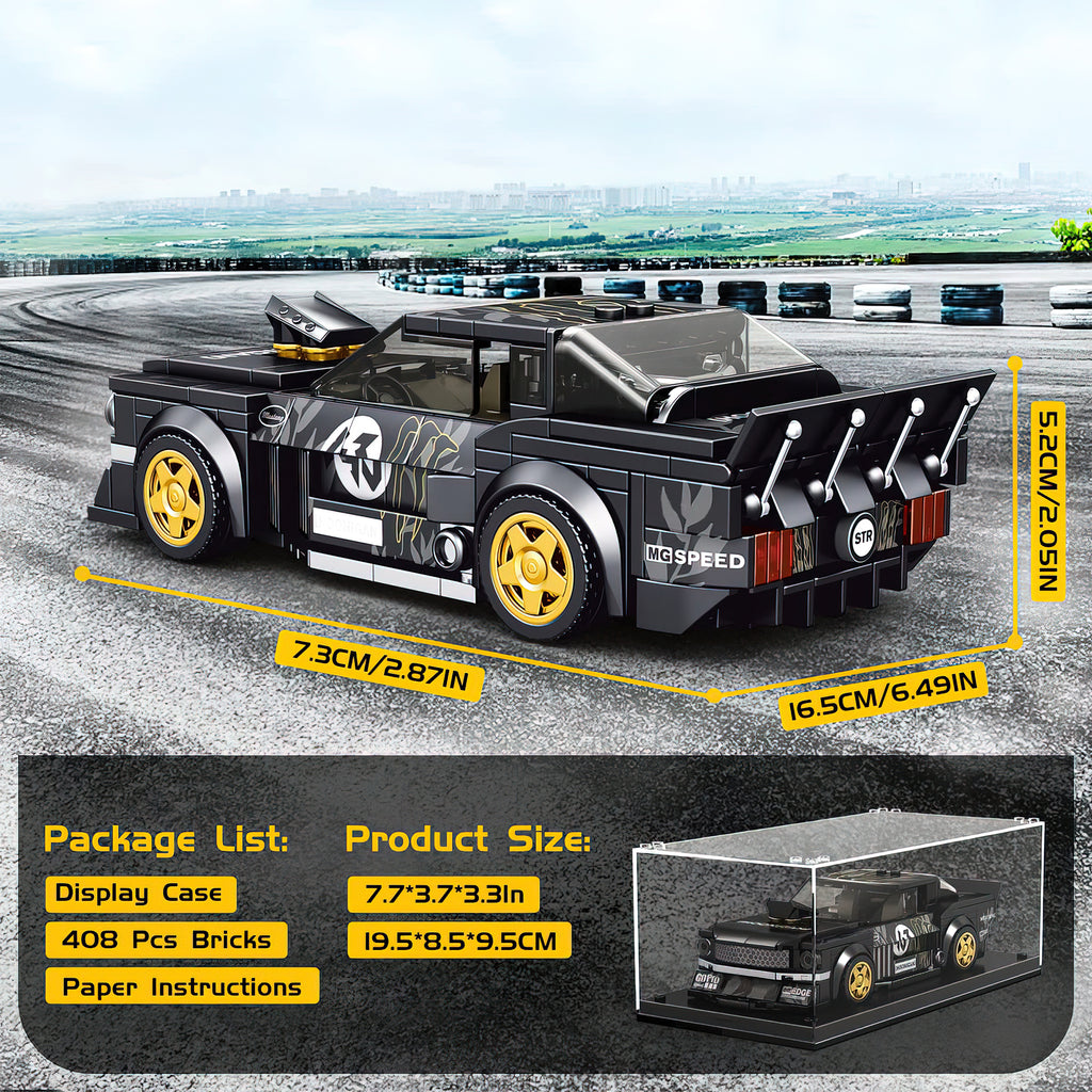 Black Car Building Block Set I556312