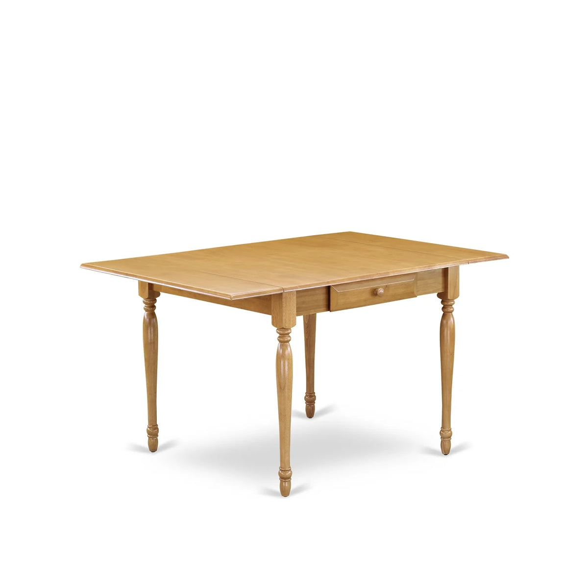 5 Piece Oak Finish Wooden Dining Table Set W38130