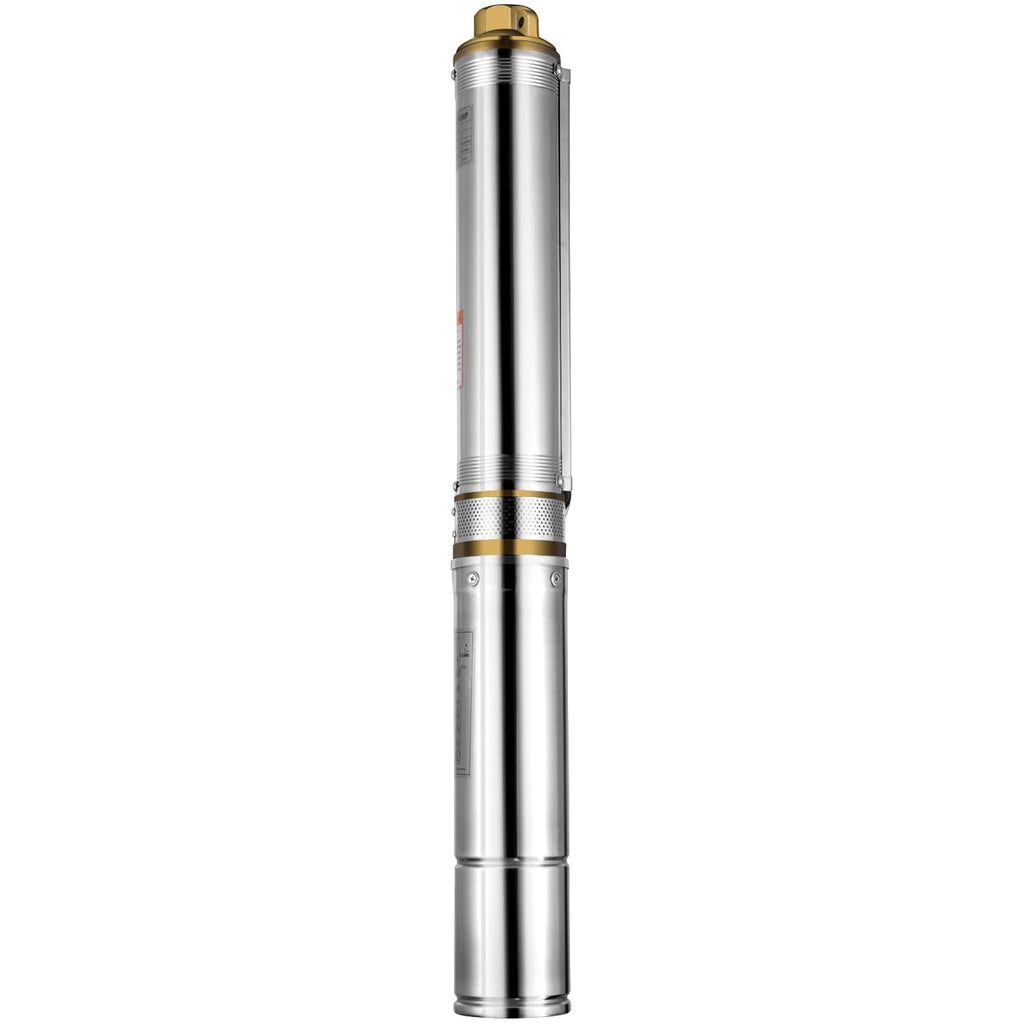1 HP Submersible Well Pump 33GPM 207ft Head 9.8ft Cable Stainless Steel K8733