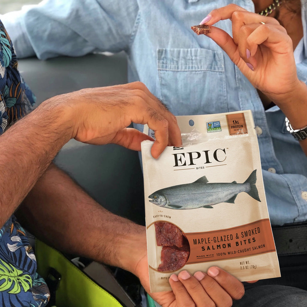 Salmon Bites, Wild Caught, 8 ct, 2.5 oz Pouches E96683