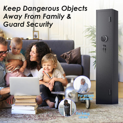 3-Gun Safe with LED Light, Digital Keypad, Alarm System G9336