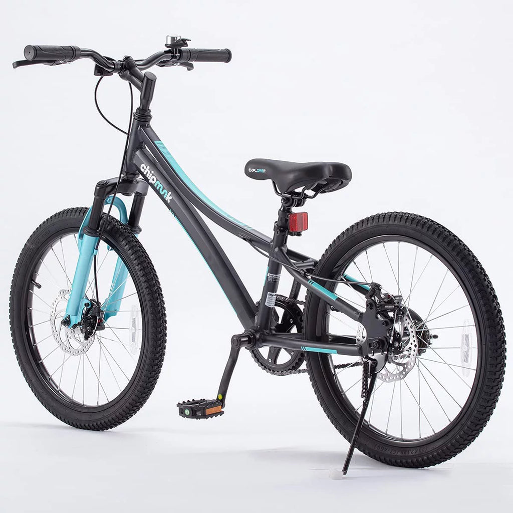 20 In. Children's Bicycle, Black and Blue B56341