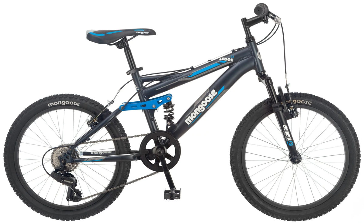 20-inch 7 Speed Black Mountain Bike O438296