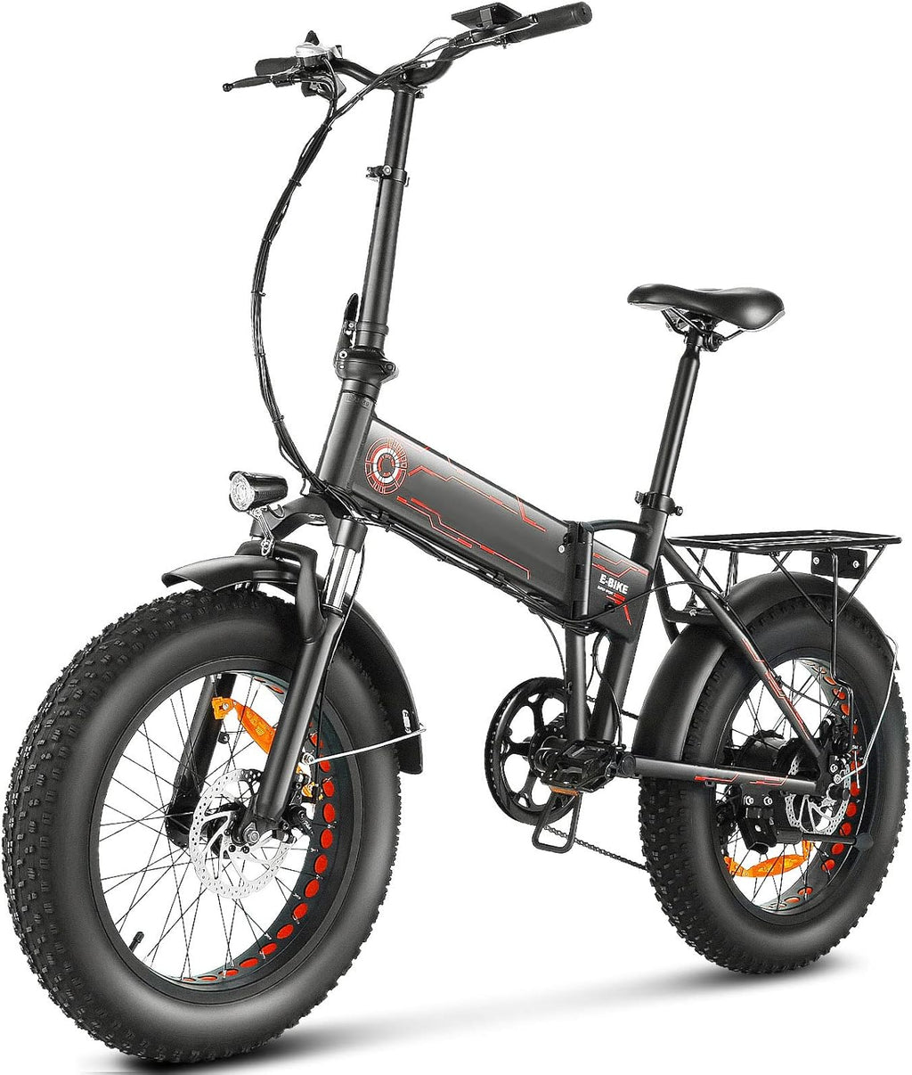 20'' X 4.0'' Fat Tire Folding Electric Bike 500W 36V 12.5Ah K69391