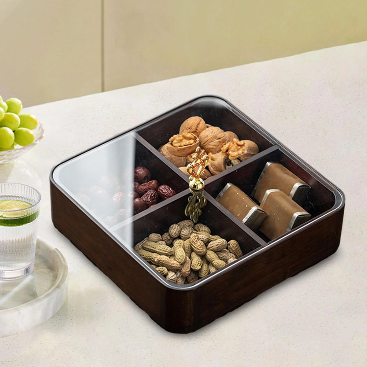 Dried Fruit Snack Candy Tray X7509