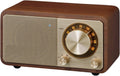 Wood Cabinet Mini Bluetooth Speaker with FM Tuner T836255