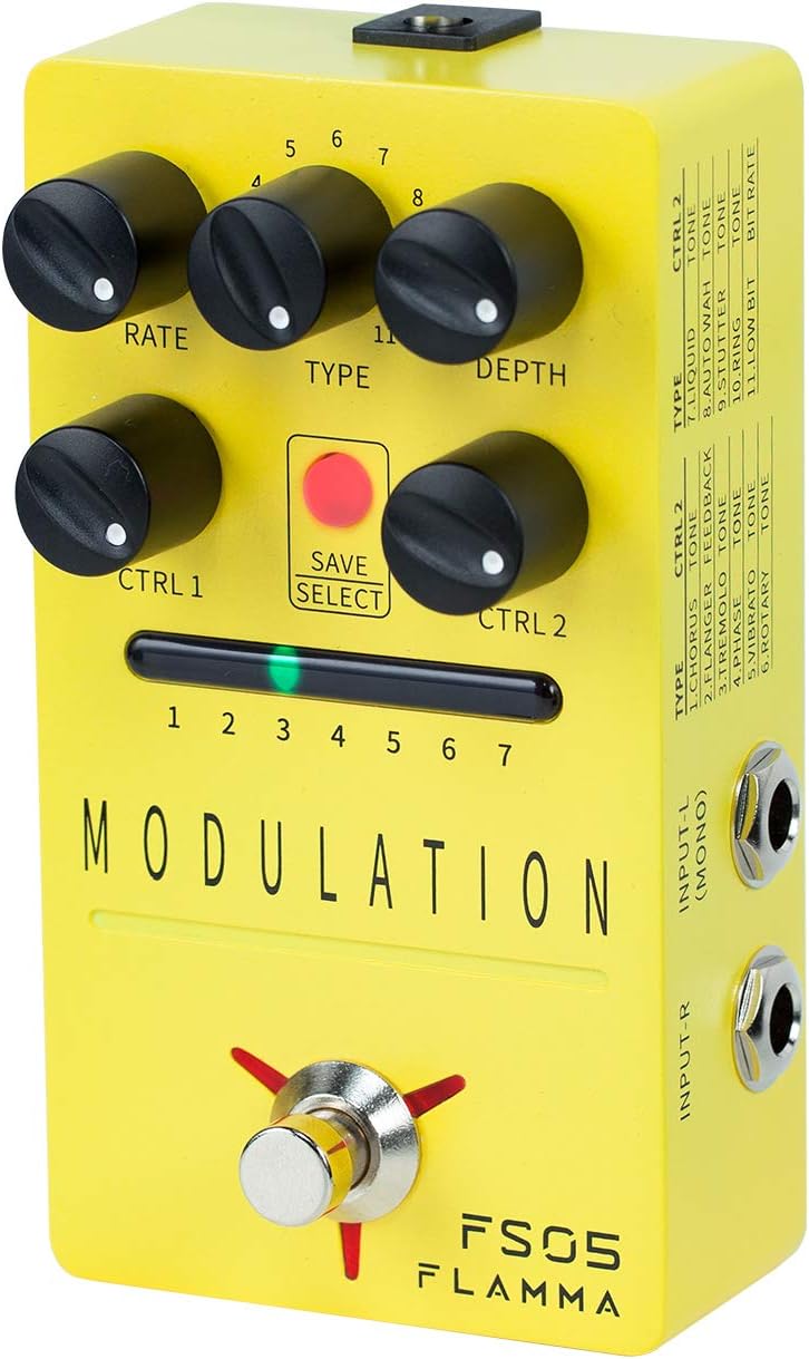 Stereo Cabinet Simulation Guitar Pedal with 7 User Preset Slots N656726