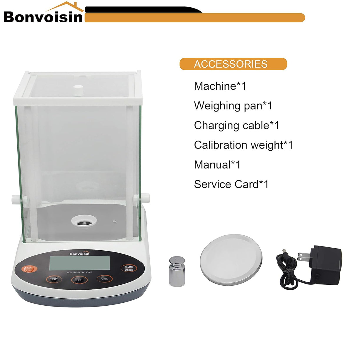 Analytical Balance 500g x 1mg Precision Lab Scale O716319