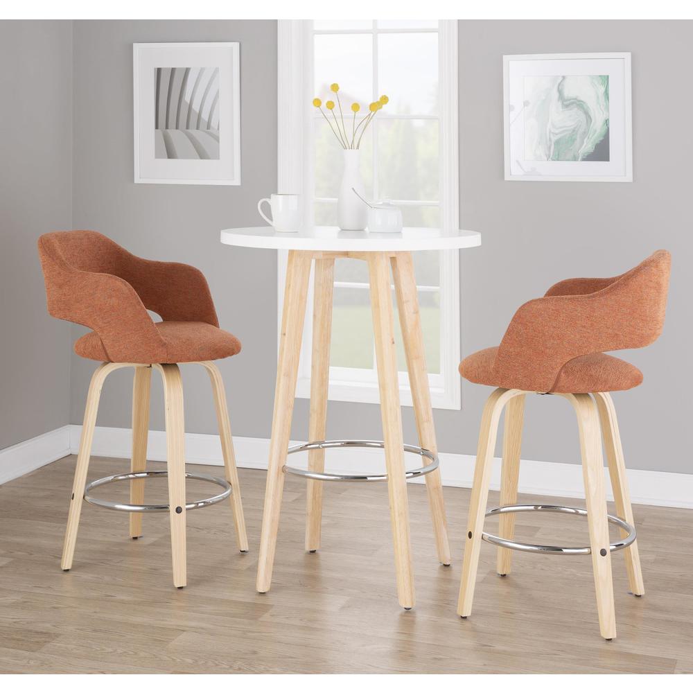 26" Fixed-Height Counter Stool Set of 2 F428