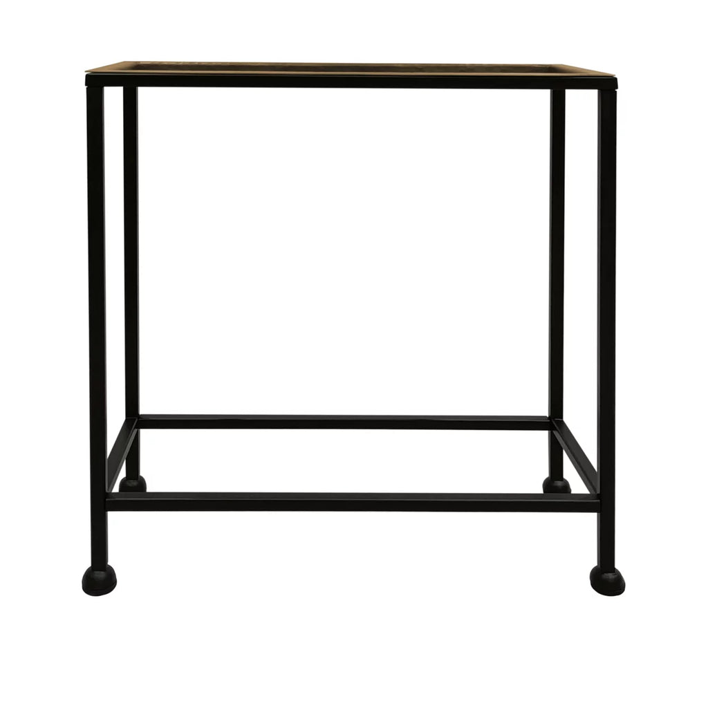 20 Inch Antique Bronze Side End Table M6664