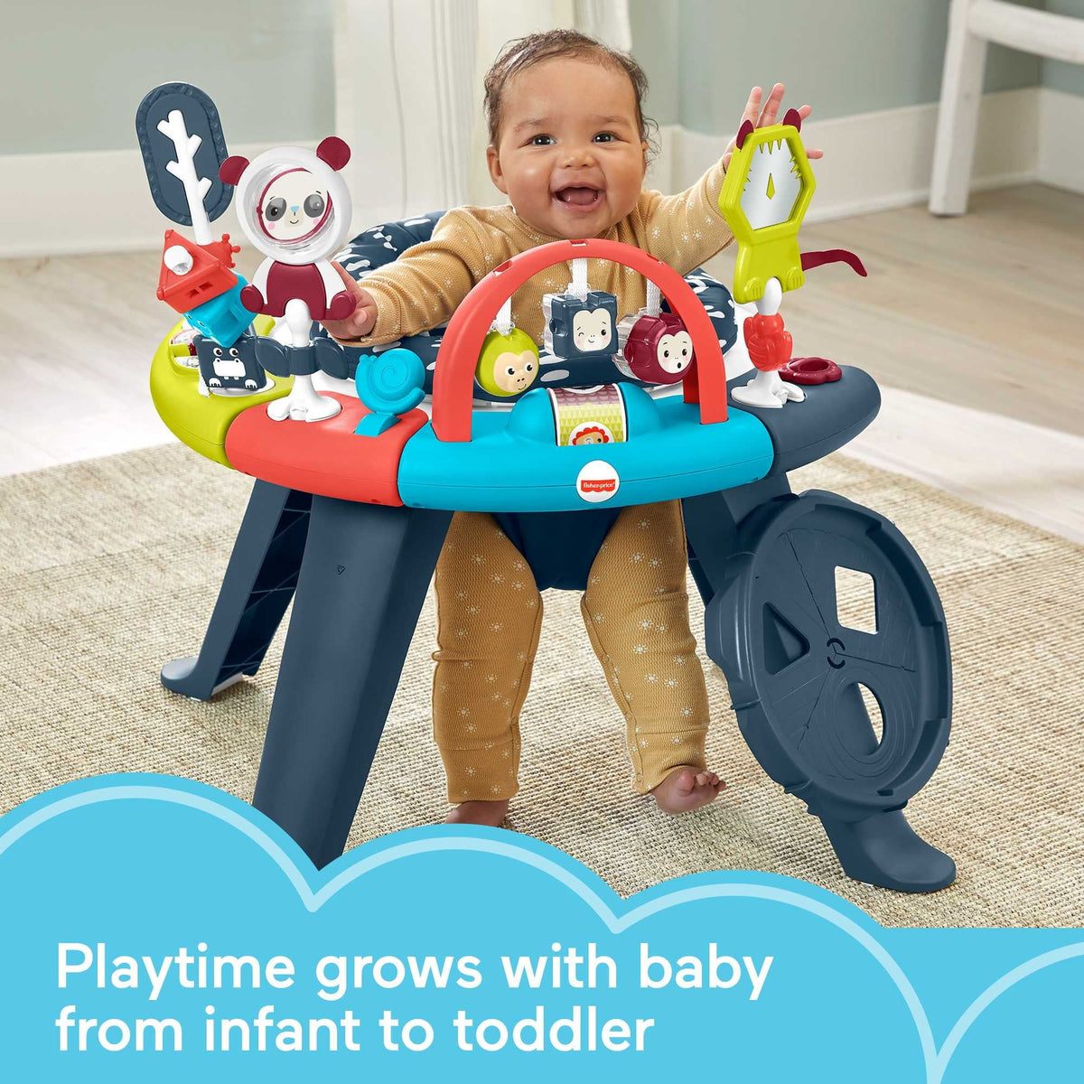3-in-1 Infant Activity Center and Toddler Play Table P21646