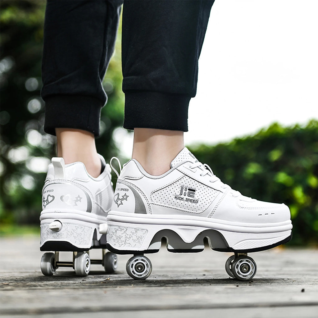 Roller Skate Shoes 2-in-1 Invisible Roller Skates Z8360