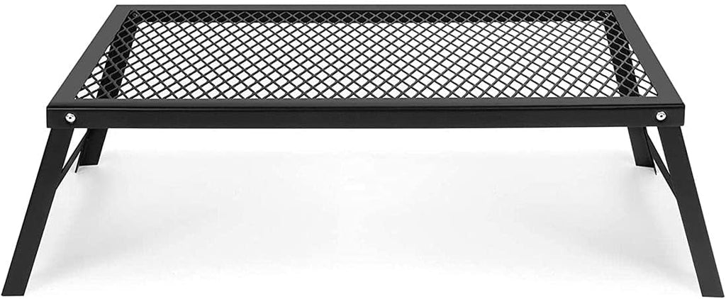 Folding Campfire Grill Heavy Duty Steel Grate O134265