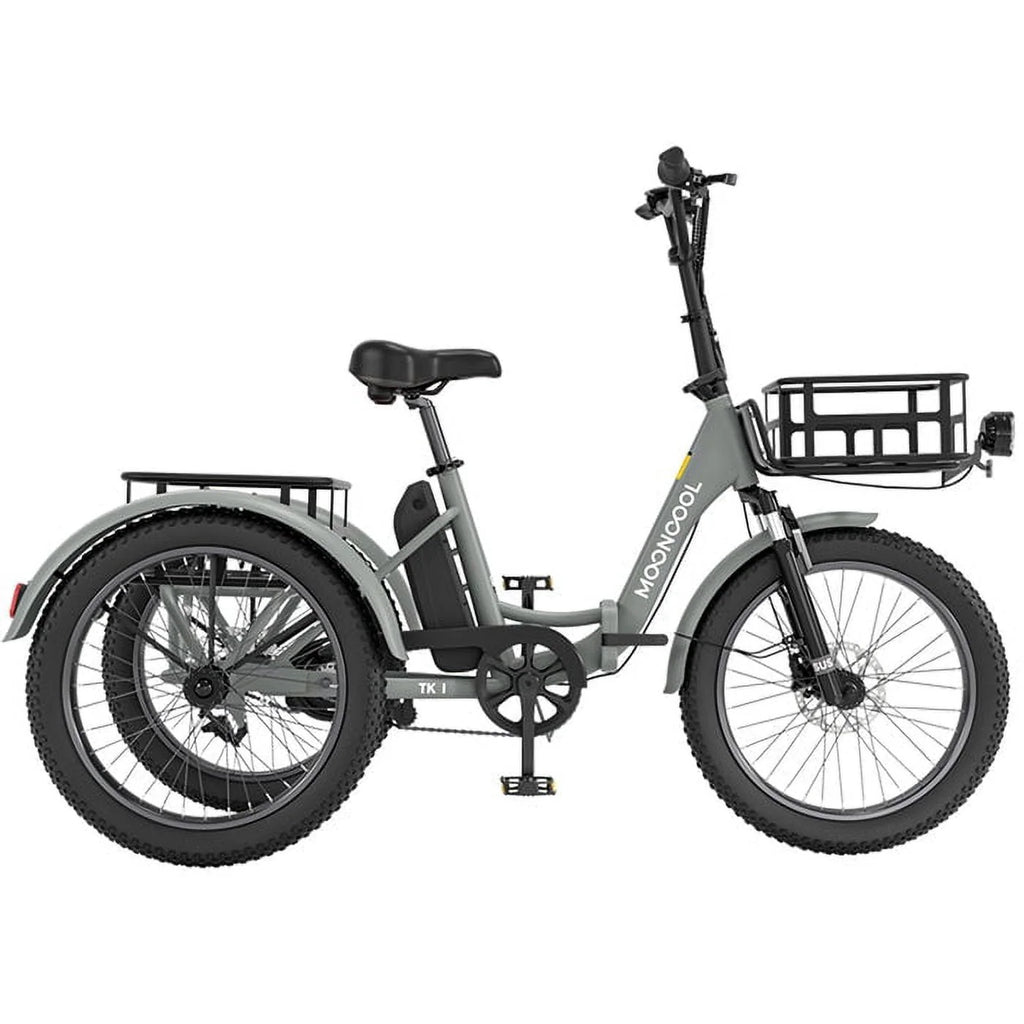 Electric Folding Tricycle with 500W Motor, 48v 14.5Ah Battery, 20*3in Fat Tires F18016