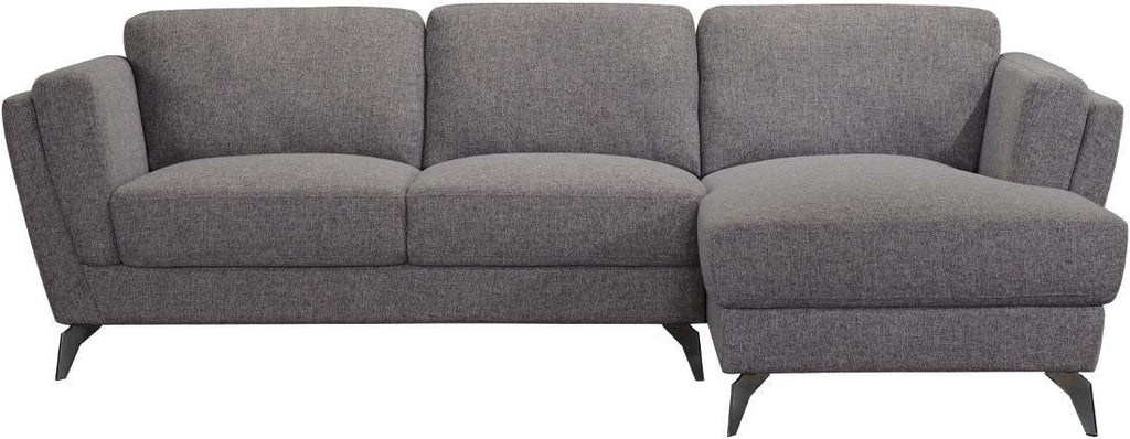 Gray Fabric Sectional Sofa Y775
