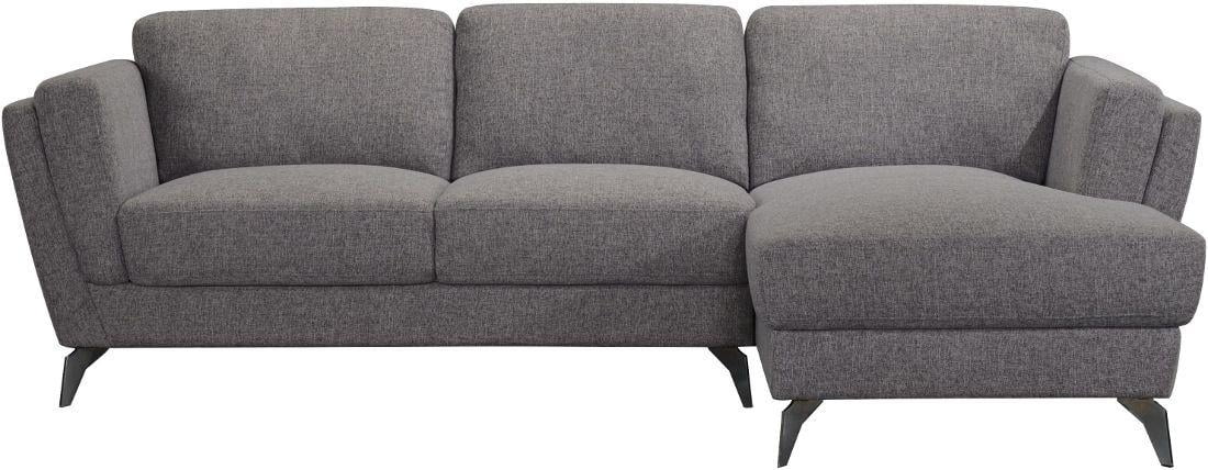 Gray Fabric Sectional Sofa Y775