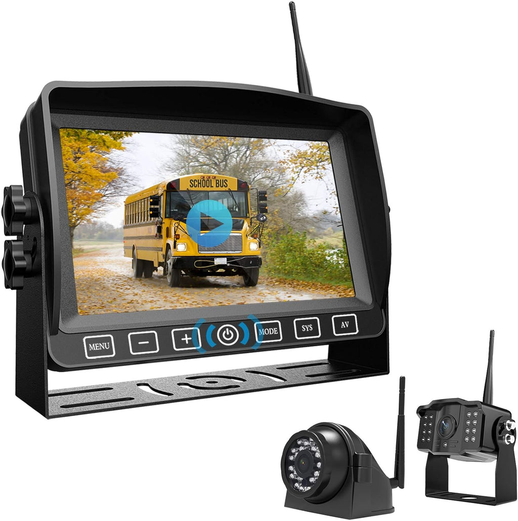 5 Wireless RV Backup System with DVR Monitor F277